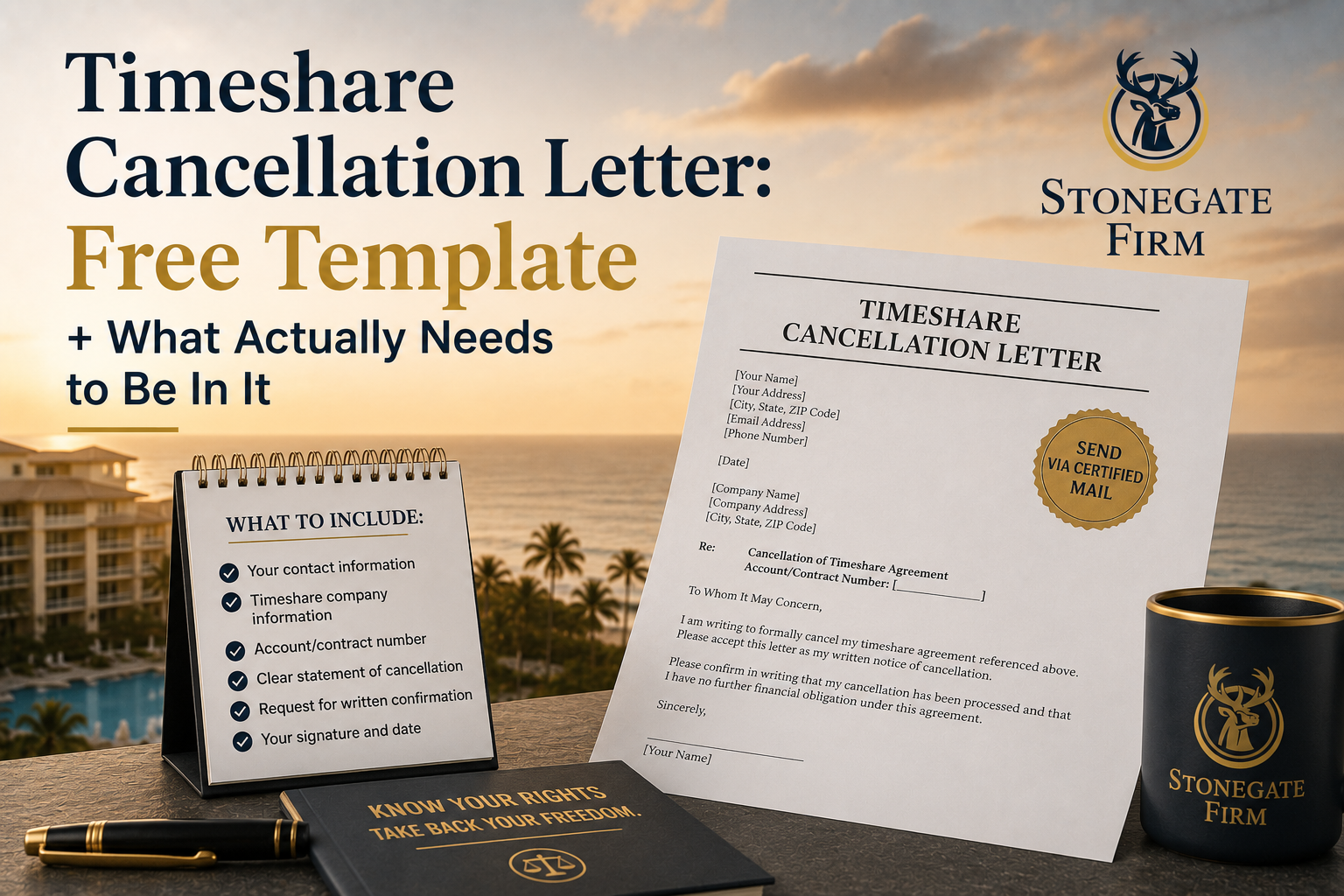 Timeshare Cancellation Letter