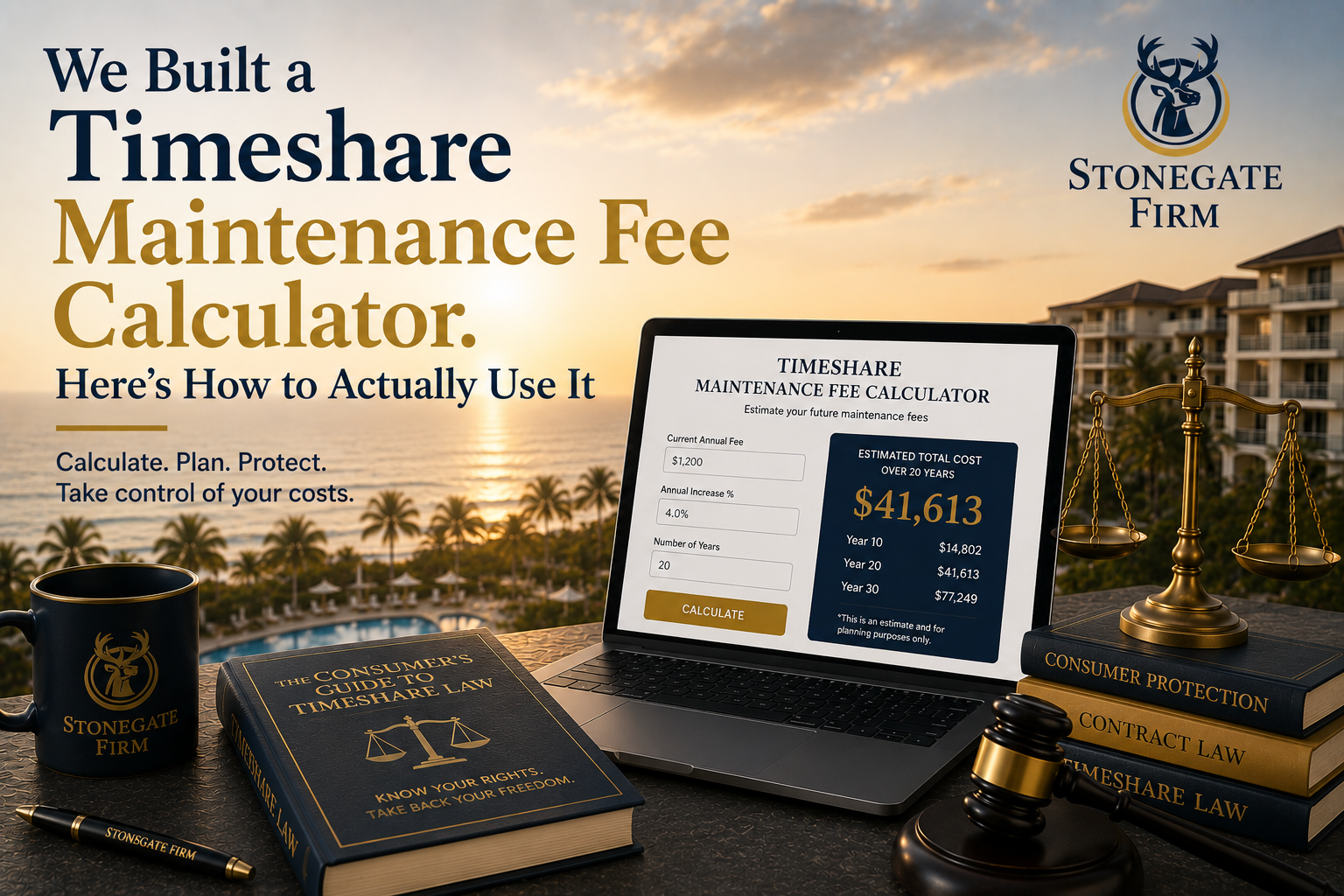 Timeshare Maintenance fee calculator